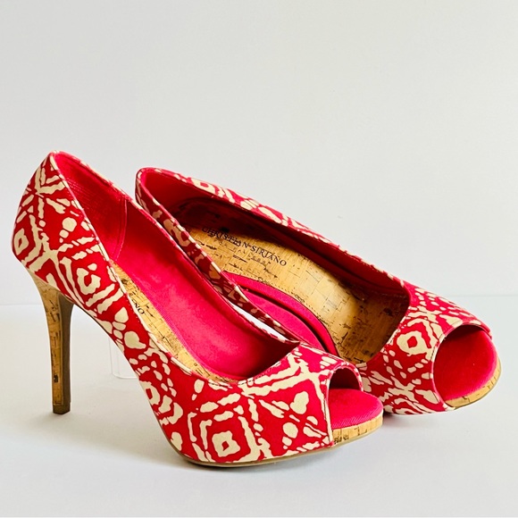 Christian Siriano Shoes - Christian Siriano Pink / White /Tan Women’s Heels Shoe Size 10